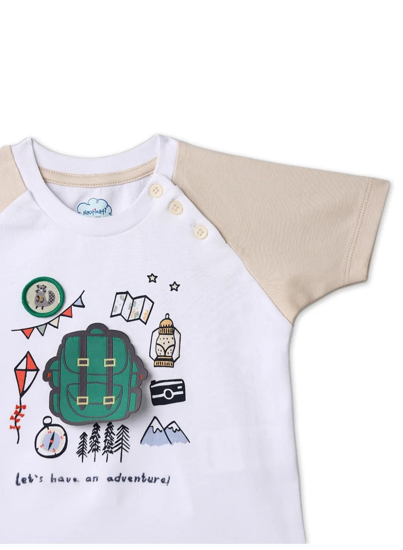 Nautinati  Cotton Co-ord Set for Boys | Boys Knitted Clothing Set | 0 to 2 Years for Kids | Best Price UAE